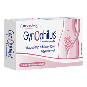 GynOphilus probiotikum (14 db hüvelykapszula)